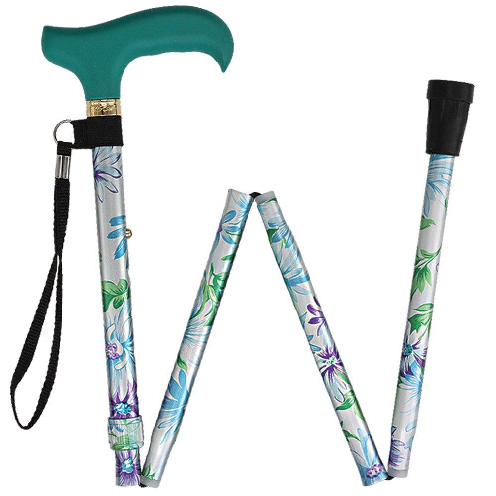 Glorious Gardens Folding Cane - Adjustable w/ SafeTbase Sale Browse