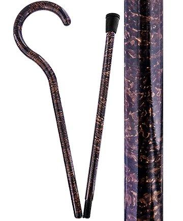 Carbon Fiber Folding Tourist: Faux Wood Walking Cane, 2-Piece Cheap Low Cost