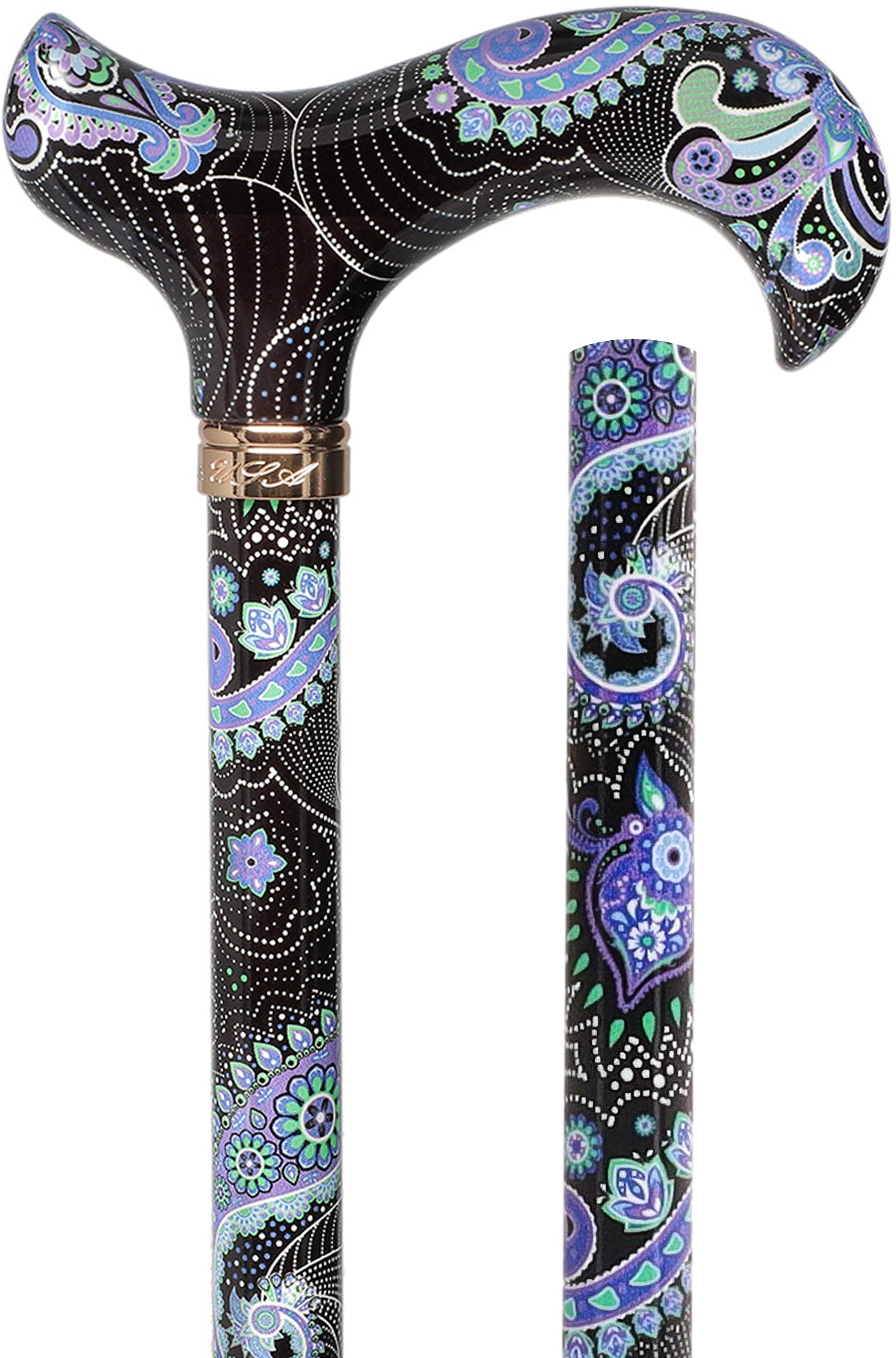 Purple Majesty: Designer Adjustable Cane w/ Patterned Handle Sale Deals