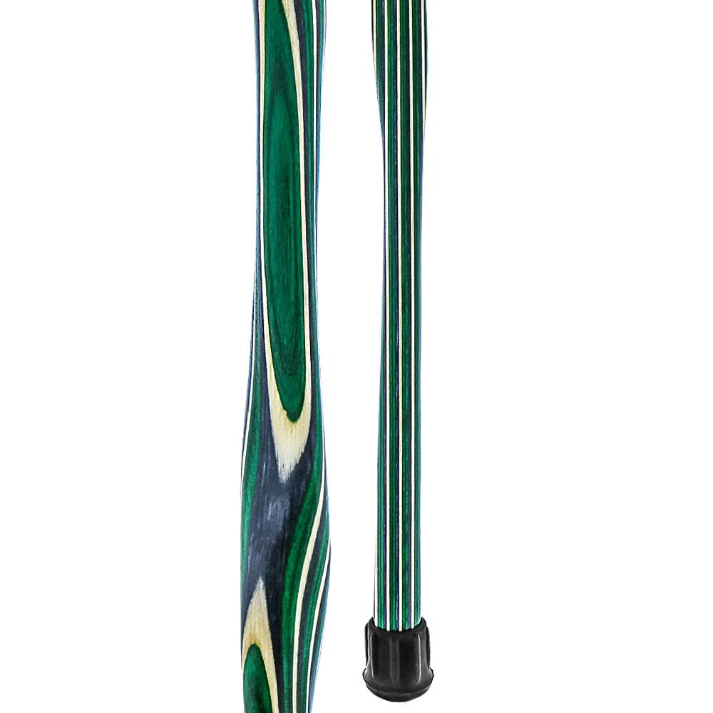 USA-Made Twisted Highlander Cane: Stylish Colorwood Laminate Cheap Best