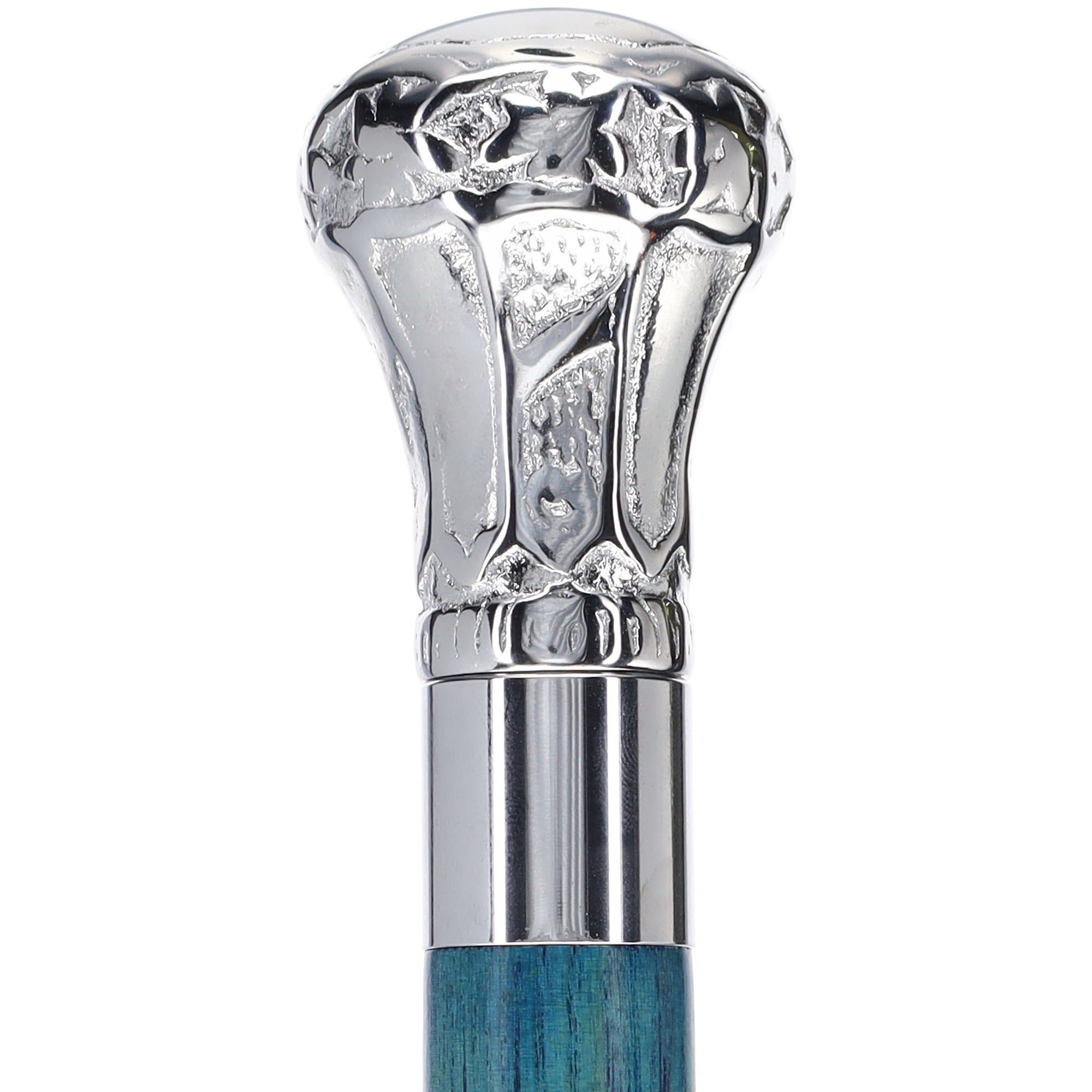 Knob Premium Chrome Brass Cane: Stained Custom Color Shaft Excellent Online