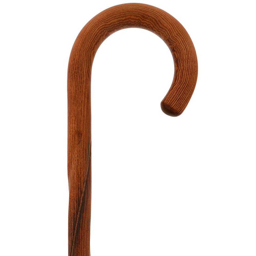 Acacia wood dark swirl crook cane Cheapest Pice For Sale