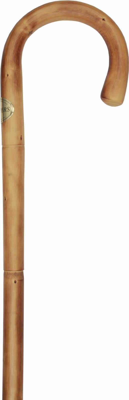 Carved Chestnut Tourist Walking Cane Big Discount For Sale