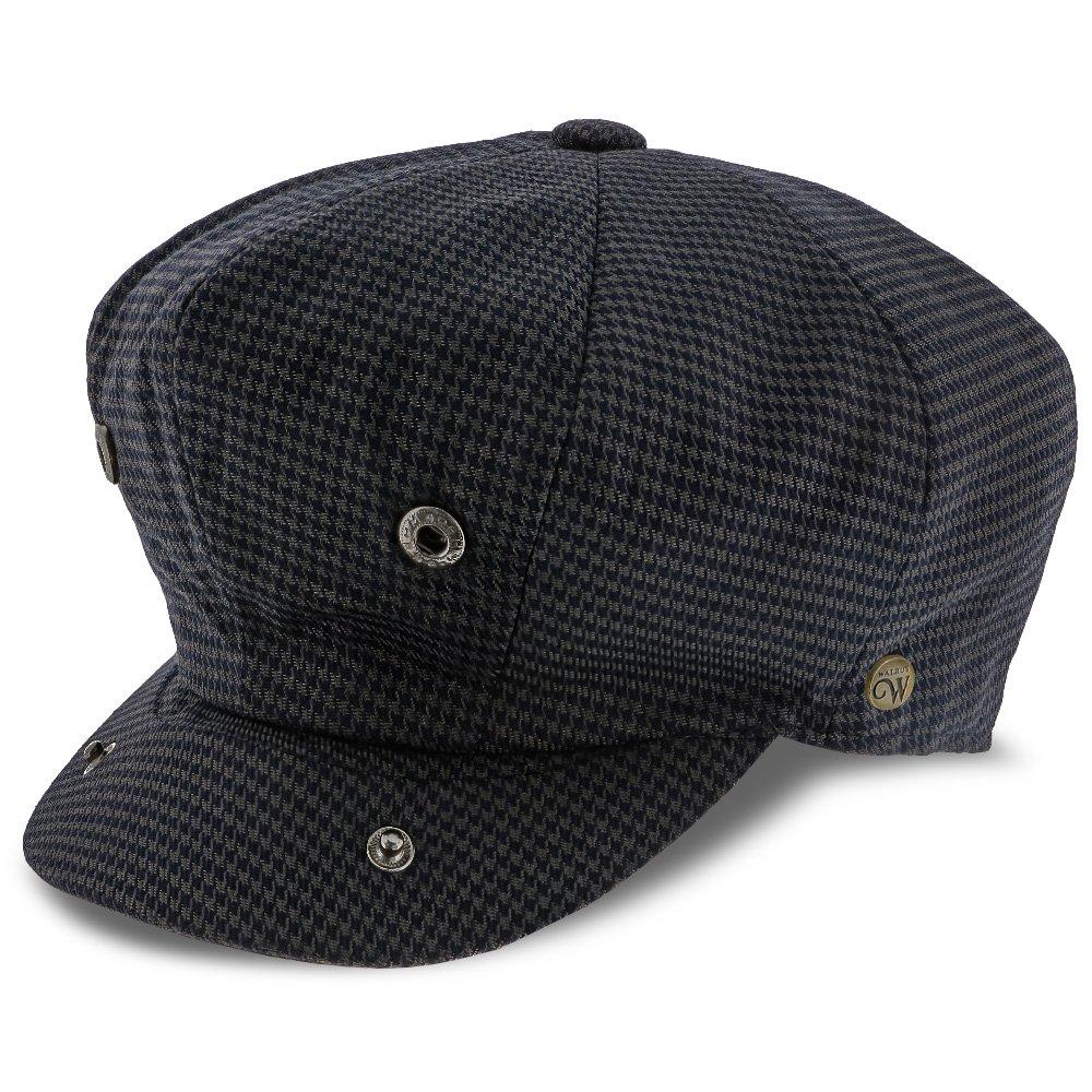 Oxford - Walrus Hats Navy/Green Houndstooth Polyester 8 Panel Newsboy Cap Footlocker Cheap Online