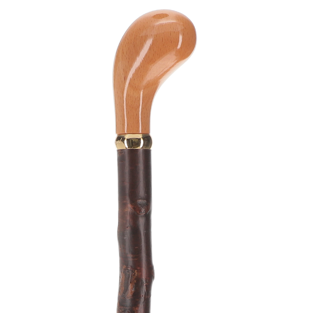 English Knob Walking Stick: Blackthorn Shaft, Brass Collar Clearance Footlocker Finishline