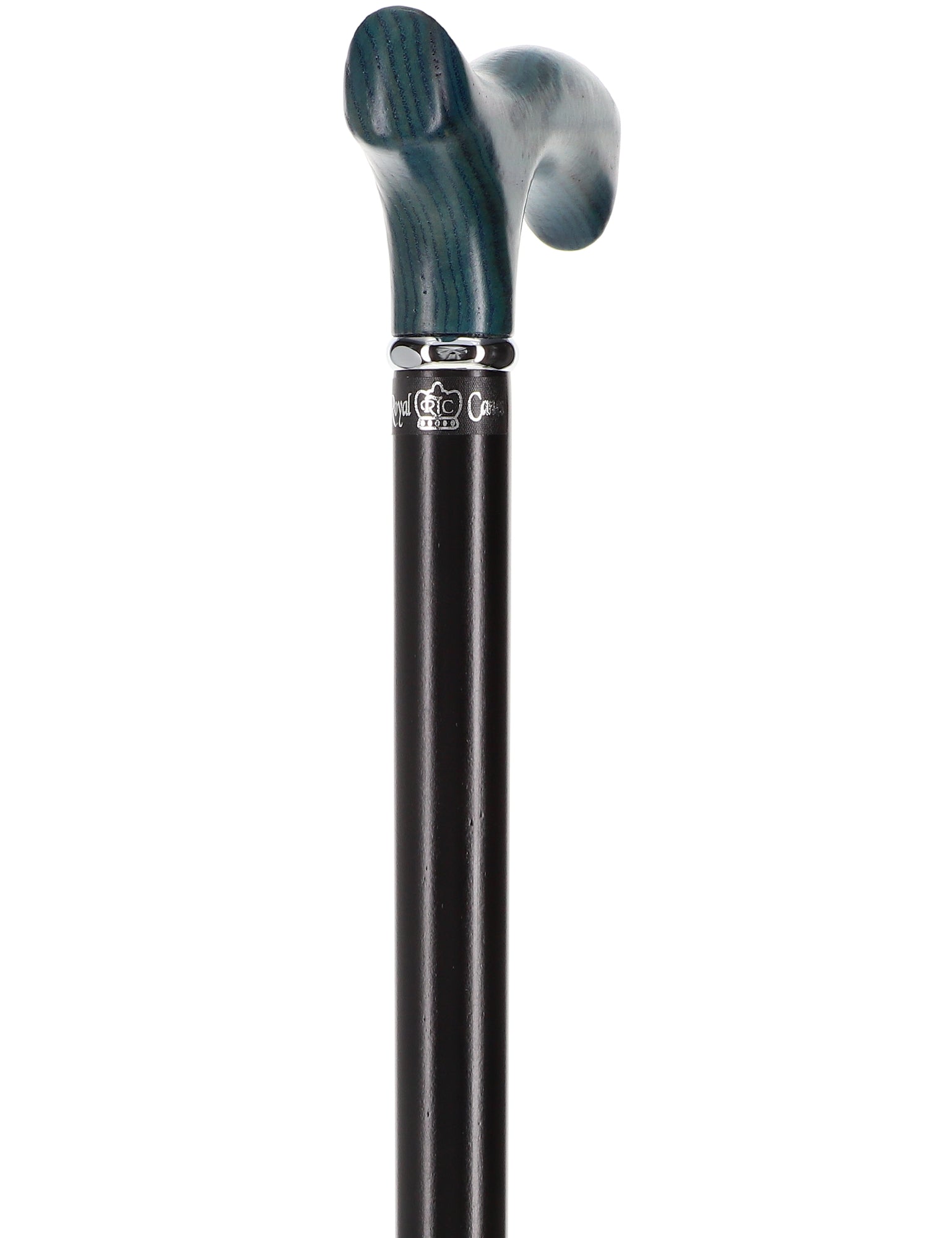 Stylish Blue Denim Fritz Cane, Sleek Black Beechwood Shaft Cheapest For Sale