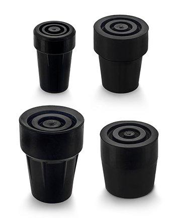 High-Quality Black Rubber Tip: Steel Insert, Choose Size 2025 New Cheap Online