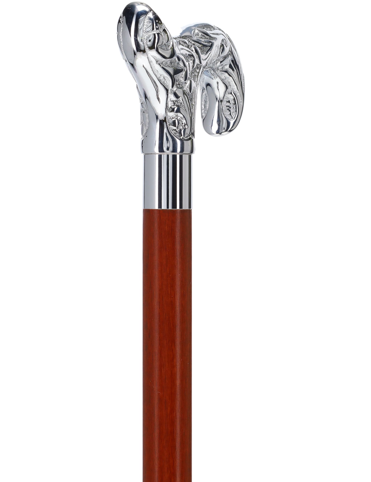 Derby Premium Chrome Brass Cane - Custom Shaft & Collar With Paypal Online