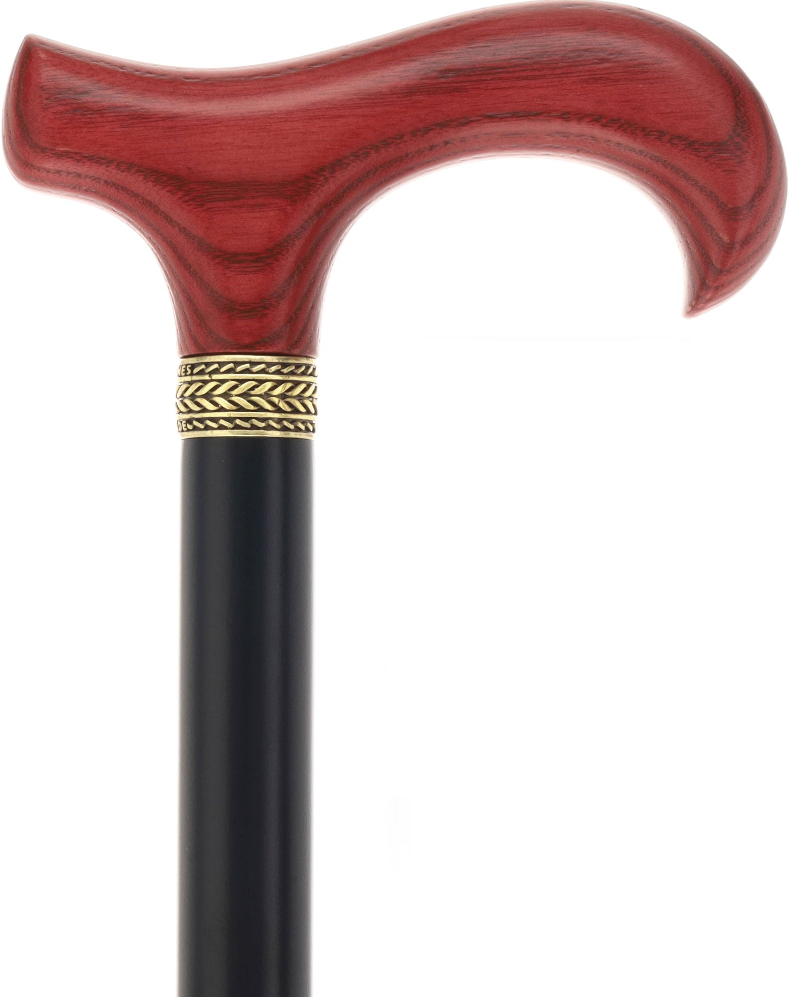 Derby Handle - XL Size - Extra Long & Strong (Mahogany, Black, Pewter Collar) Free Shipping Get Authentic