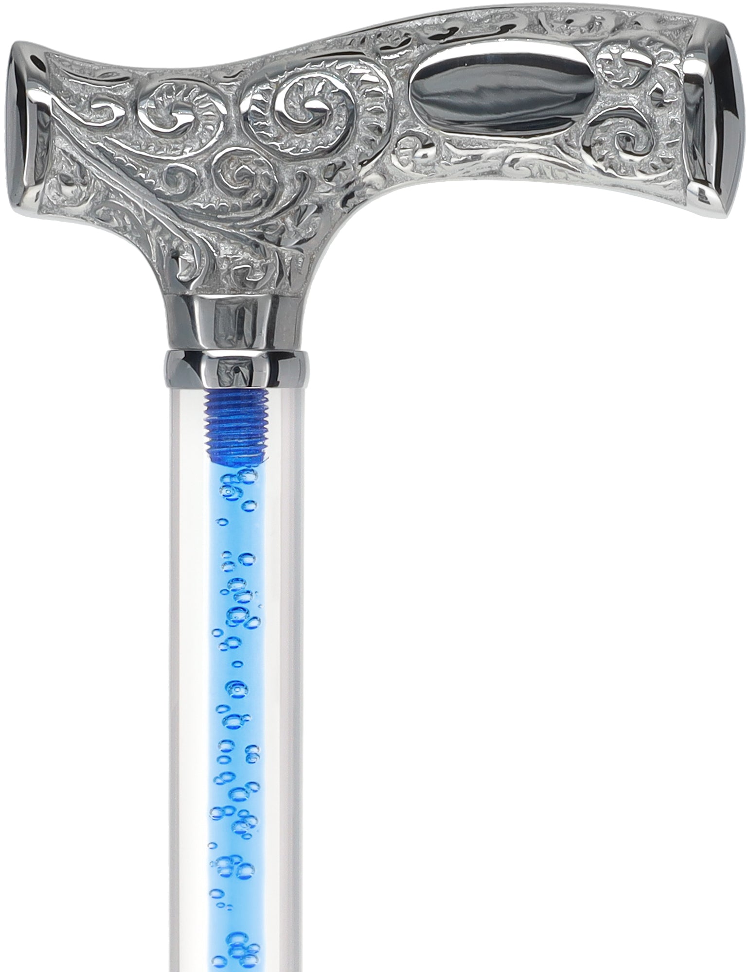 Make It Yours: Color Invisible Clear Shaft w/ Premium Chrome Brass Cane Buy Cheap Outlet