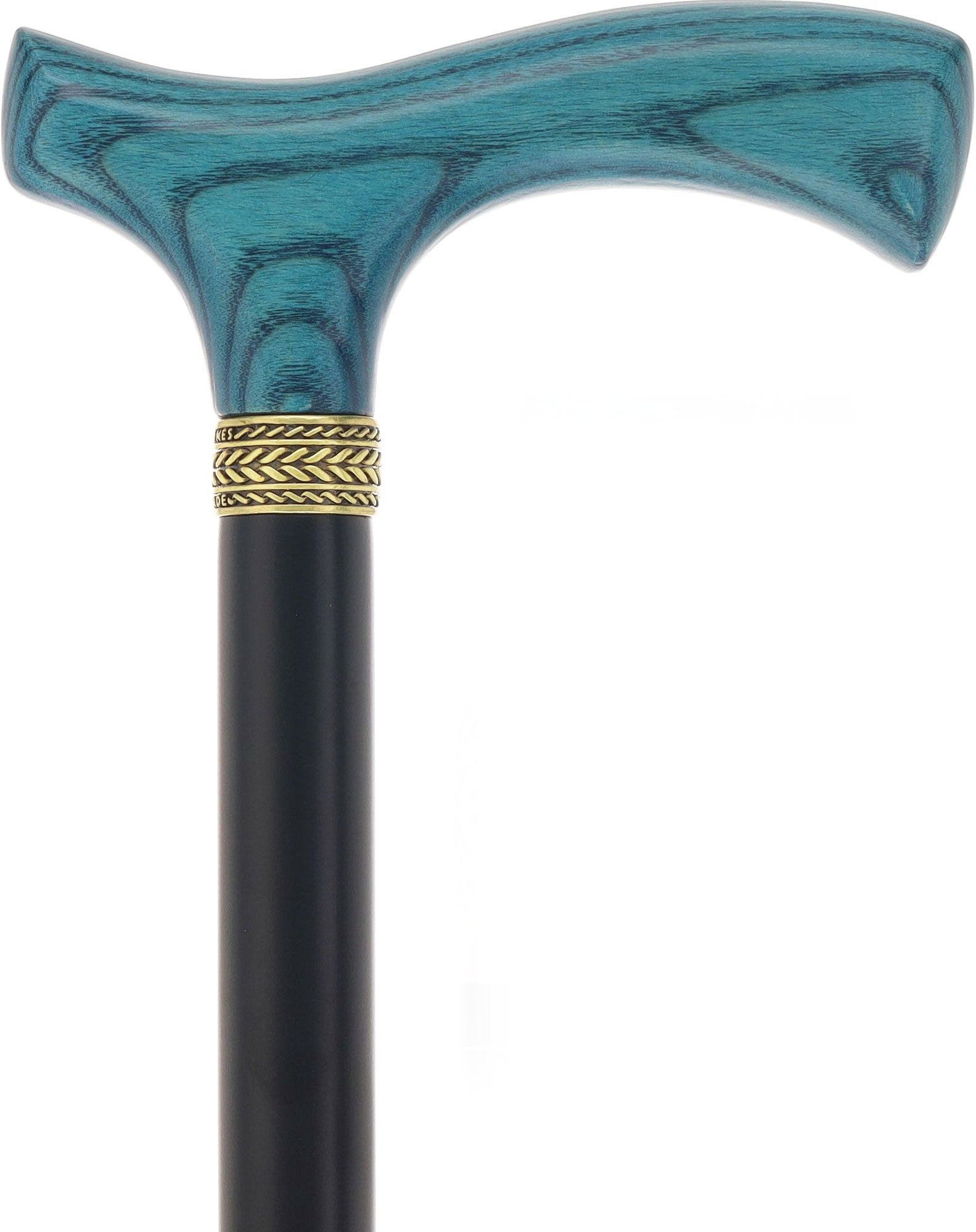 Stylish Blue Denim Fritz Cane, Sleek Black Beechwood Shaft Cheapest For Sale