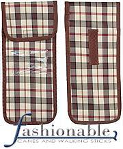 Plaid - Folding Cane Pouch Bag 2025 New For Sale