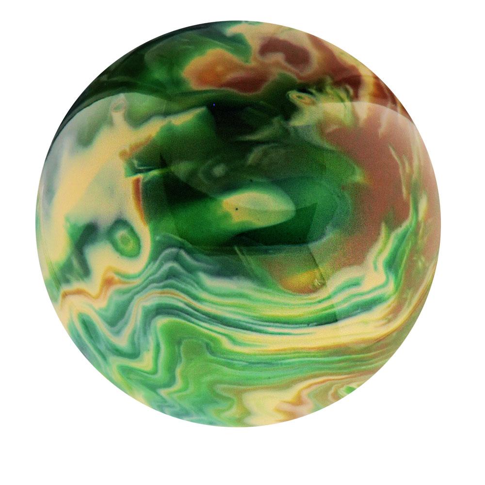 Emerald Dream Pearl Round Knob Cane w/ Custom Wood Shaft & Collar Discount Low Pice