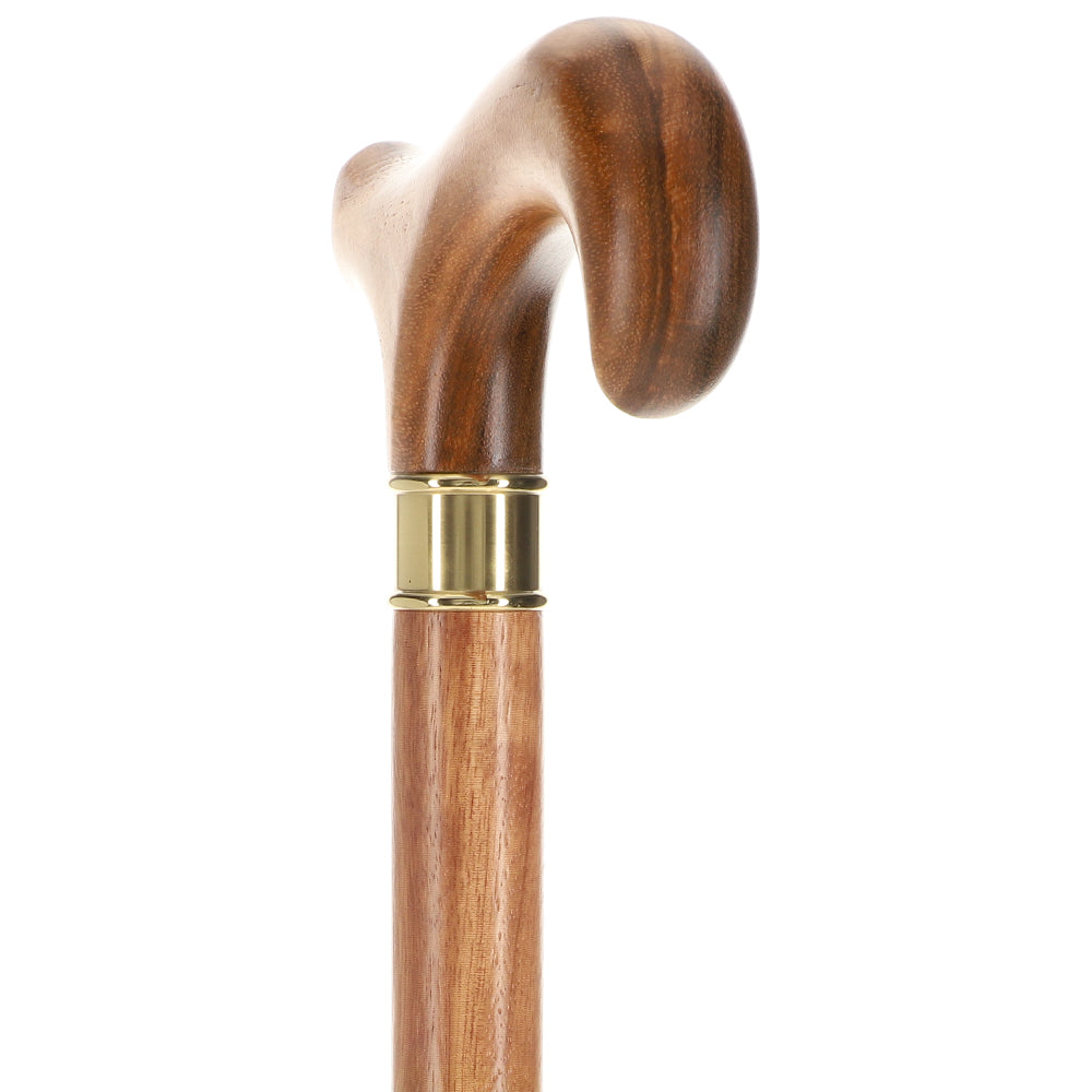 Super Strong Genuine Zebrano Derby - Striped Wood & Brass Buy Cheap The Cheapest