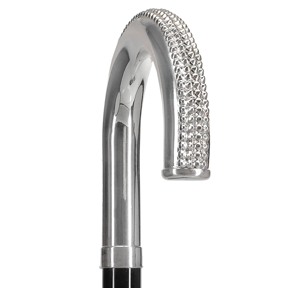 Italian Luxury: 'Lustrous Tourist' Cane, Crafted in 925r Silver Geniue Stockist Online