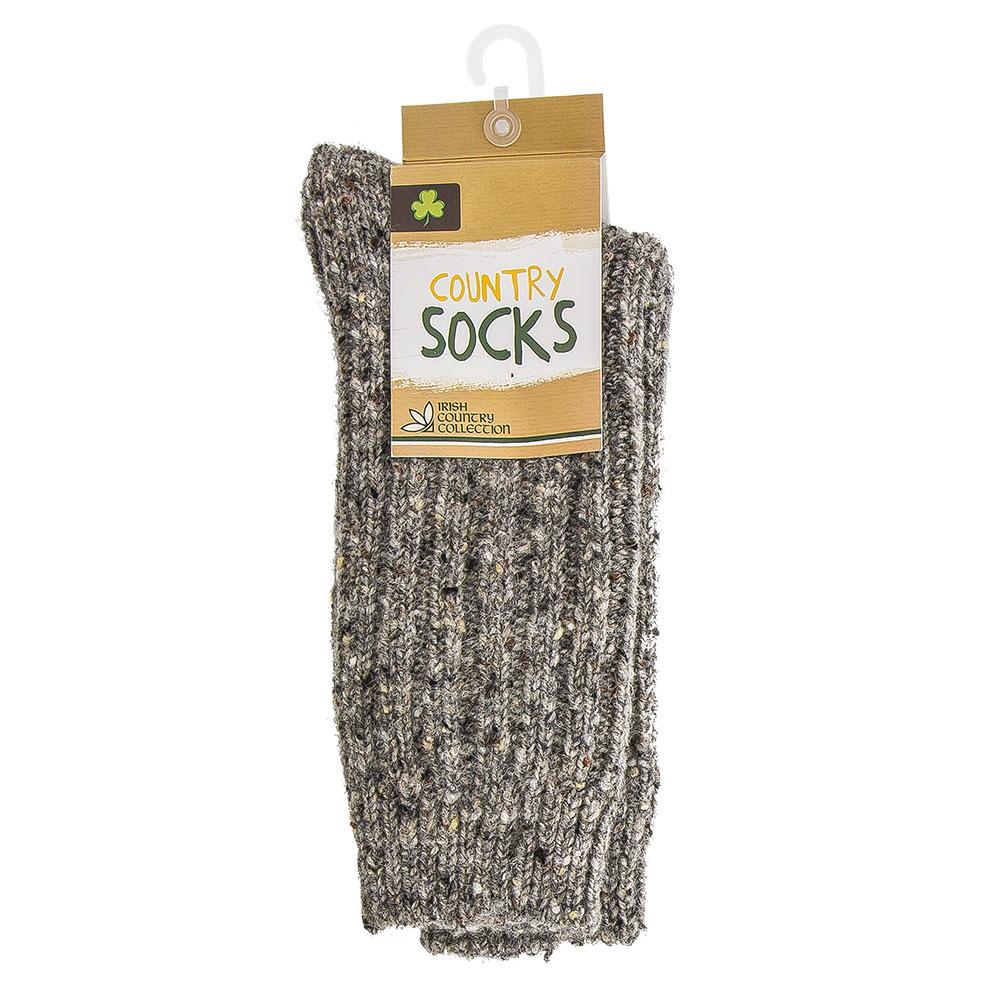 Mens Gray Irish Wool Country Socks Cheap Wiki