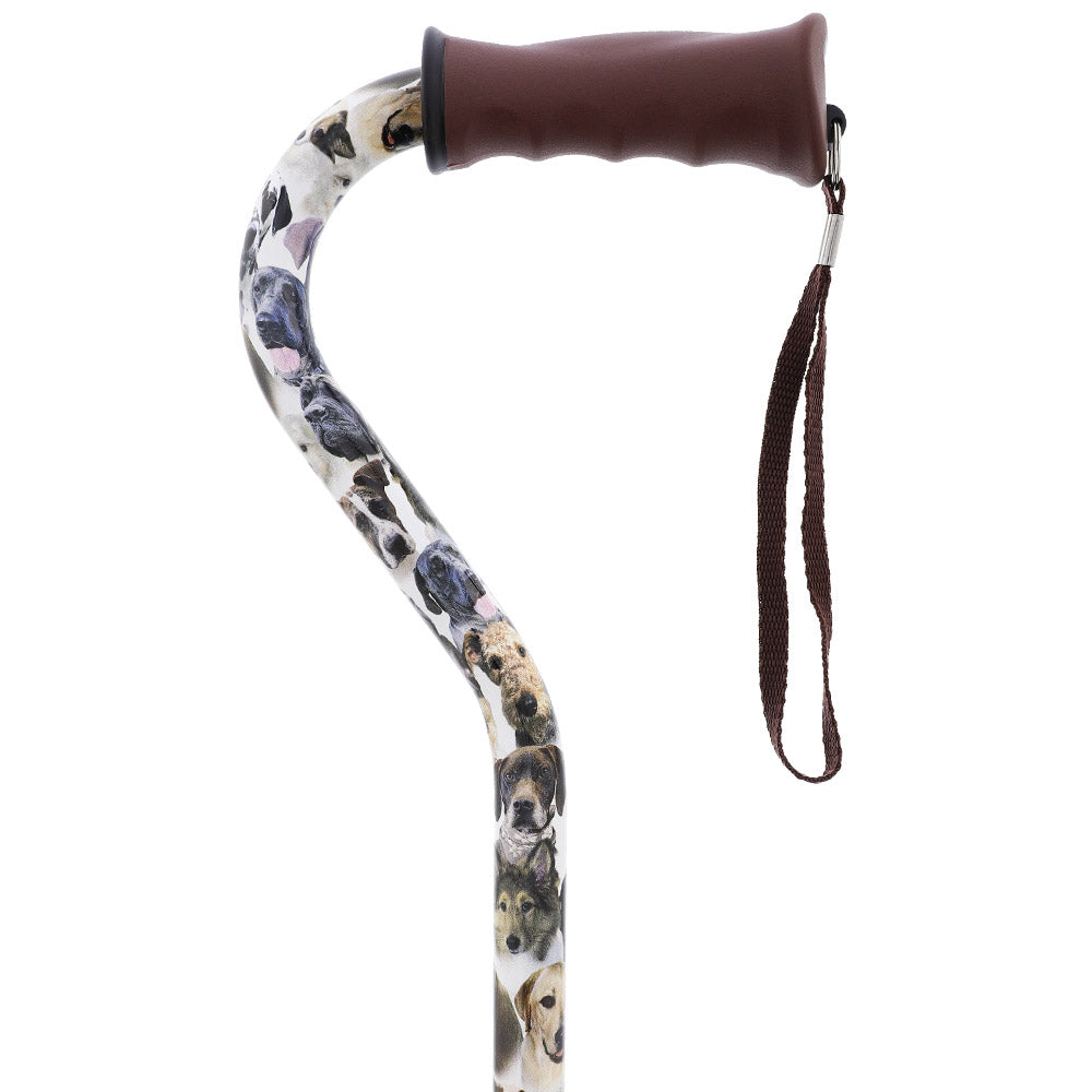 Dog Lovers' Choice: Comfort Grip Offset Walking Cane Low Pice Fee Shipping For Sale