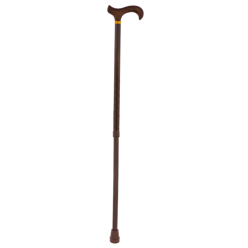 Scratch and Dent Brown Designer Adjustable Derby Walking Cane V1695 Free Shipping Purchase