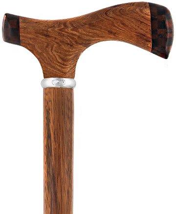 Rosewood 3D Fritz: Unique Inlay Checker Handle Walking Cane Nicekicks Online