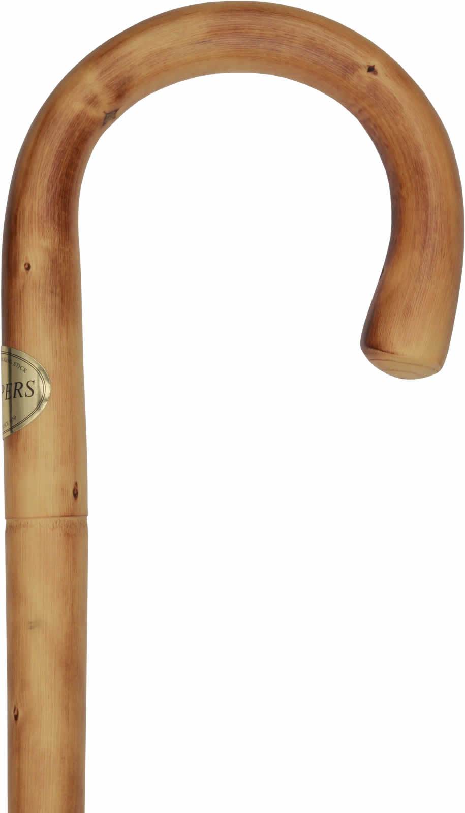 Carved Chestnut Tourist Walking Cane Big Discount For Sale