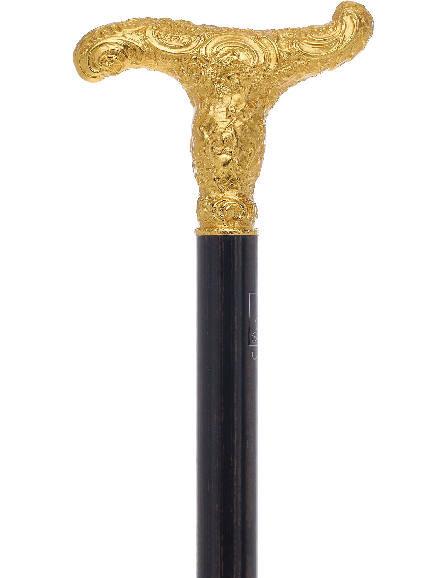 14 K Gold Plate Antique Reproduction T Handle Walking Cane With Stamina Wood Shaft Wide Range Of Sale Online