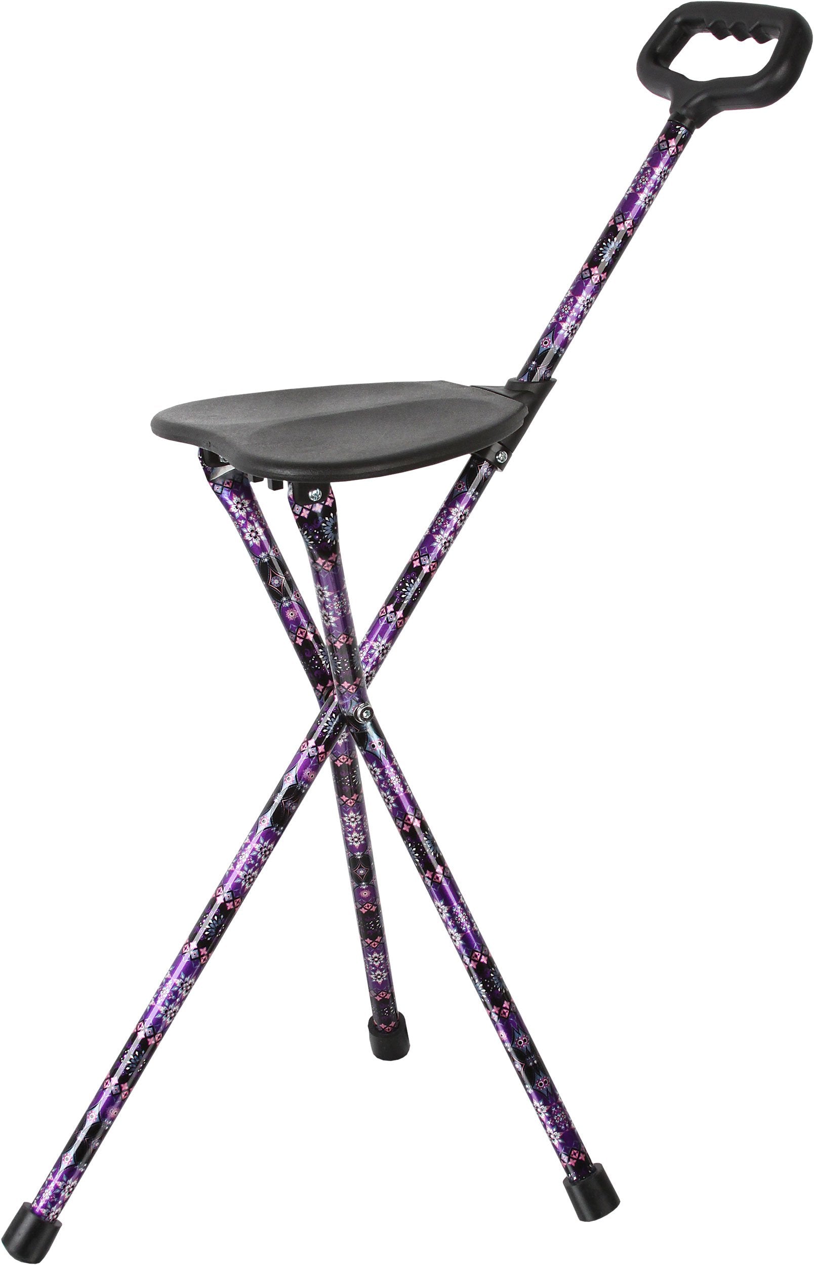 Pretty Purple Aluminum Seat Cane Discount Best