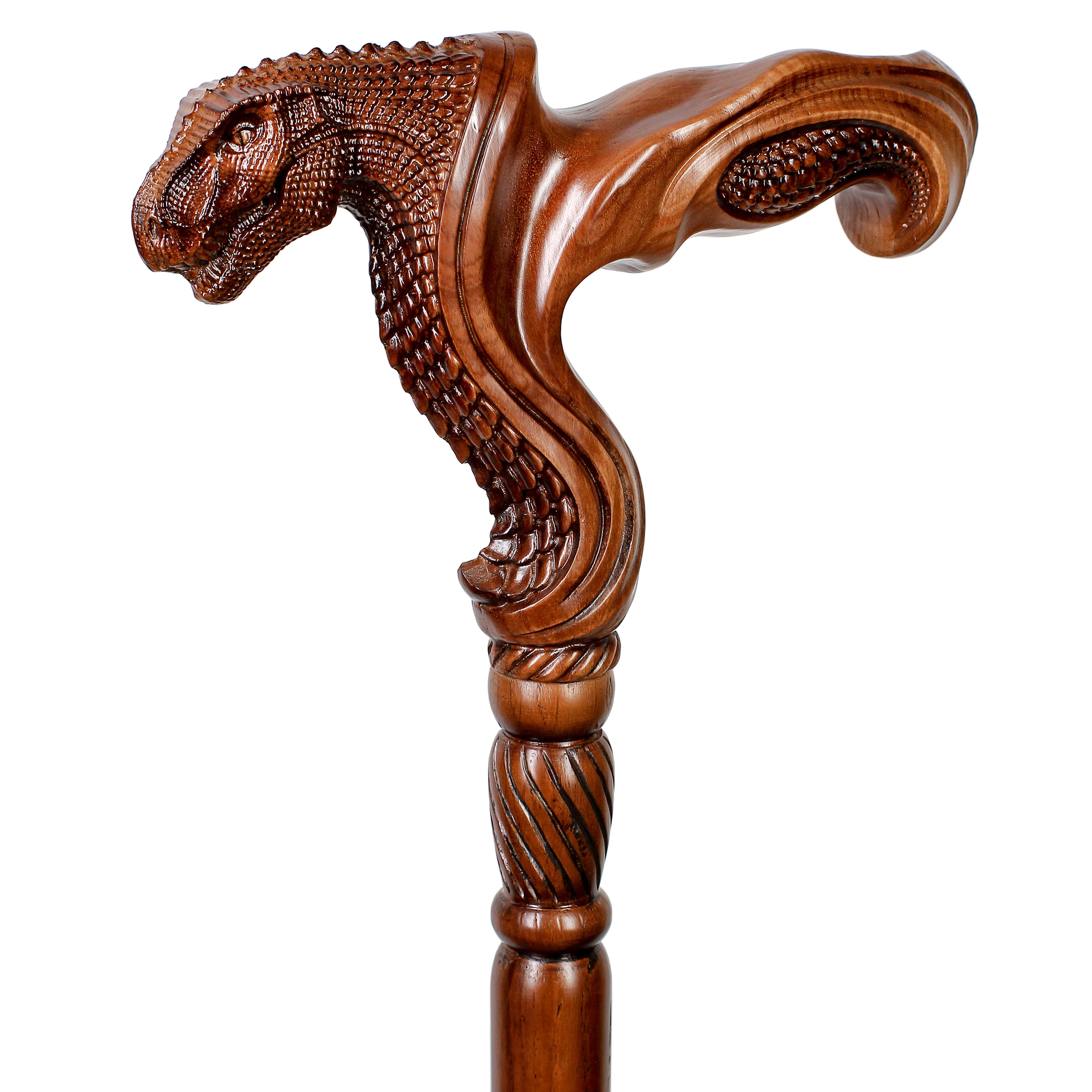 T-Rex Dinosaur: Intricate Hand-Carved, Ergonomic Grip Cane Free Shipping Factory Outlet