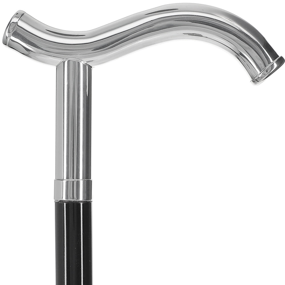 Italian Luxury: Fritz Handle with Opulent Curve, 925r Silver Free Shipping Pick A Best