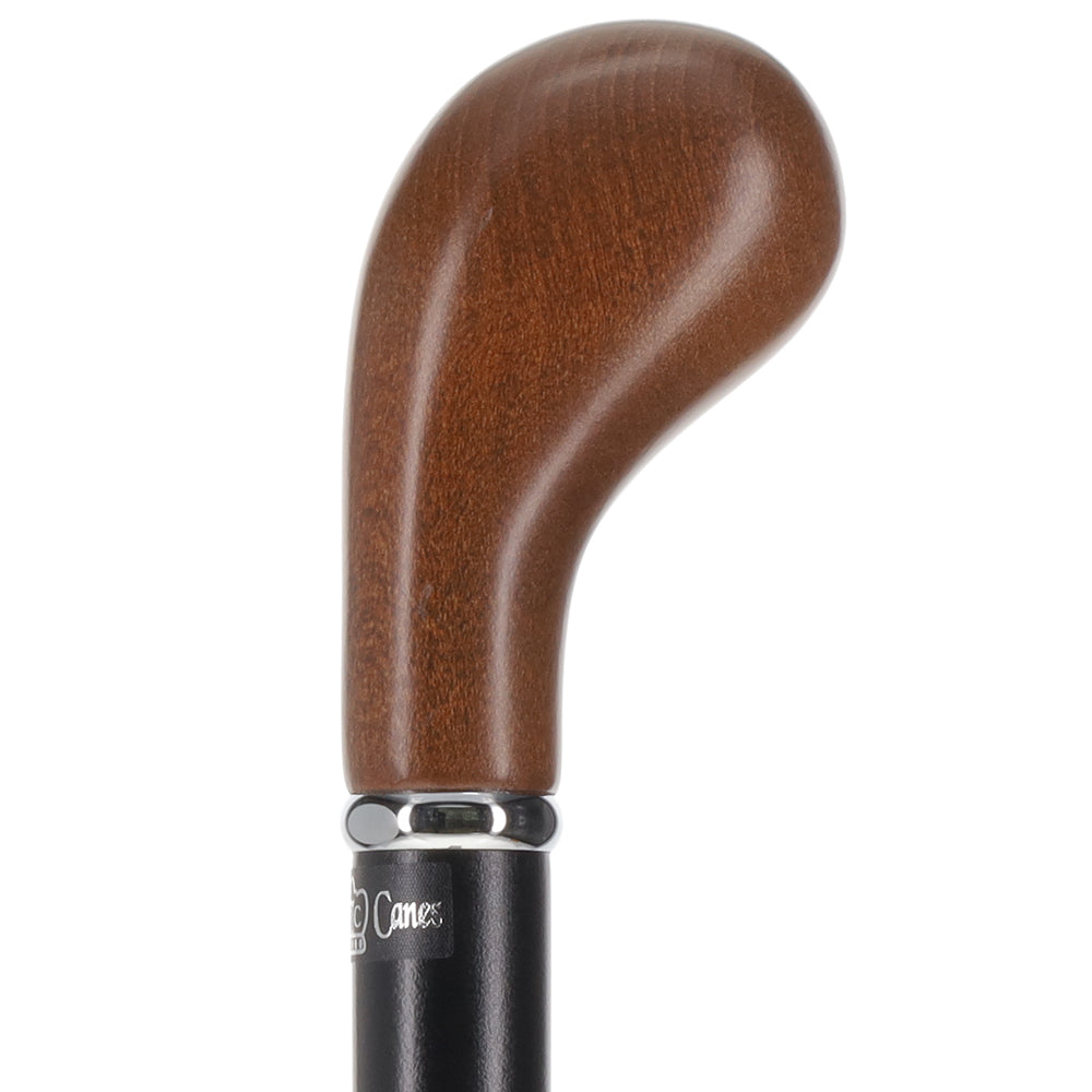 Timeless Espresso Knob Stick, Black Beechwood & Silver Original Online