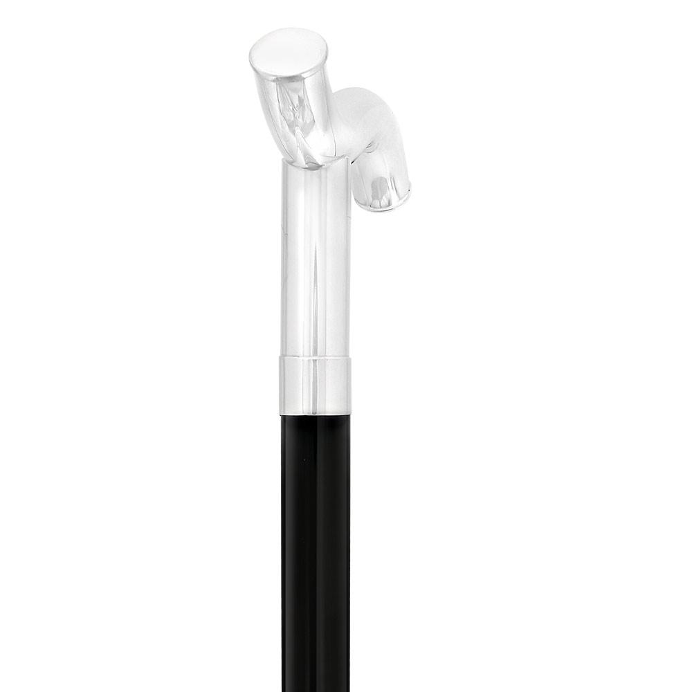 Italian Luxury: 'Soft Whispers' Cane, Crafted in 925r Silver Outlet Lowest Pice