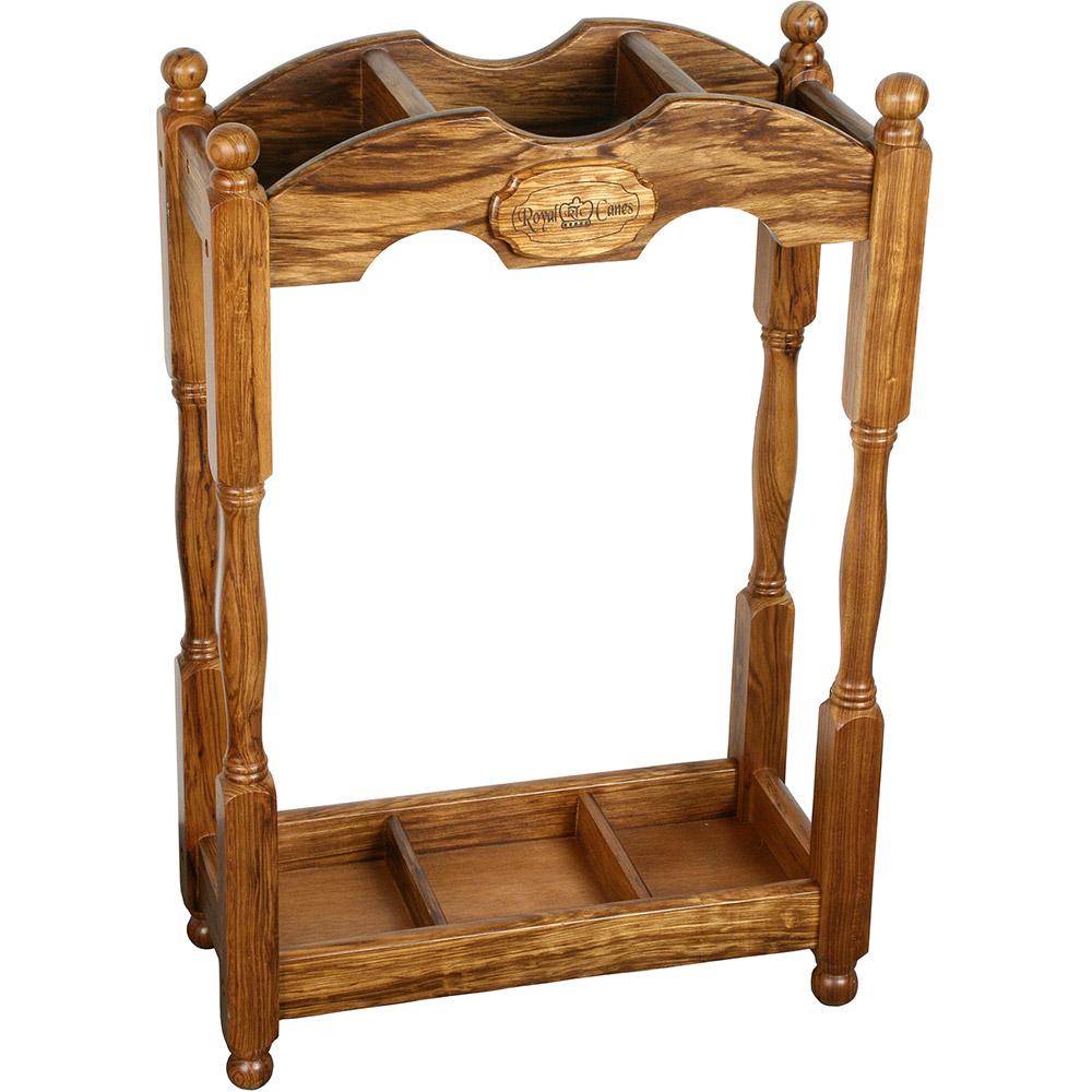 Luxury Square Cane Stand: Unique Design in Exotic Zebrano Wood Looking For