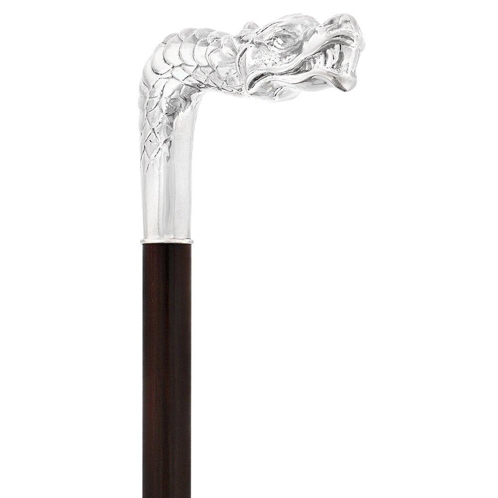 French Dragon Sword Cane: Silver Plated Fritz, Stamina Wood Cheap Sale Release Dates