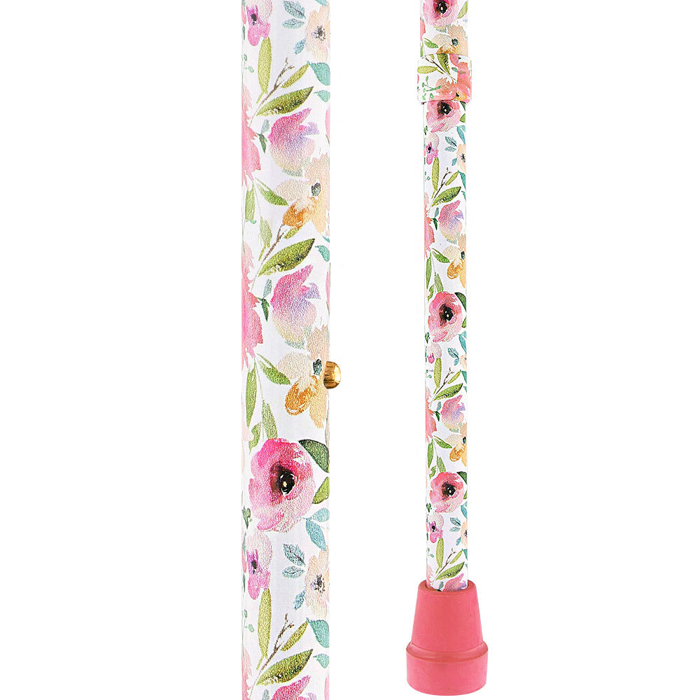 Vivienne May Designer Cane: Watercolor Flowers Wiki Sale Online