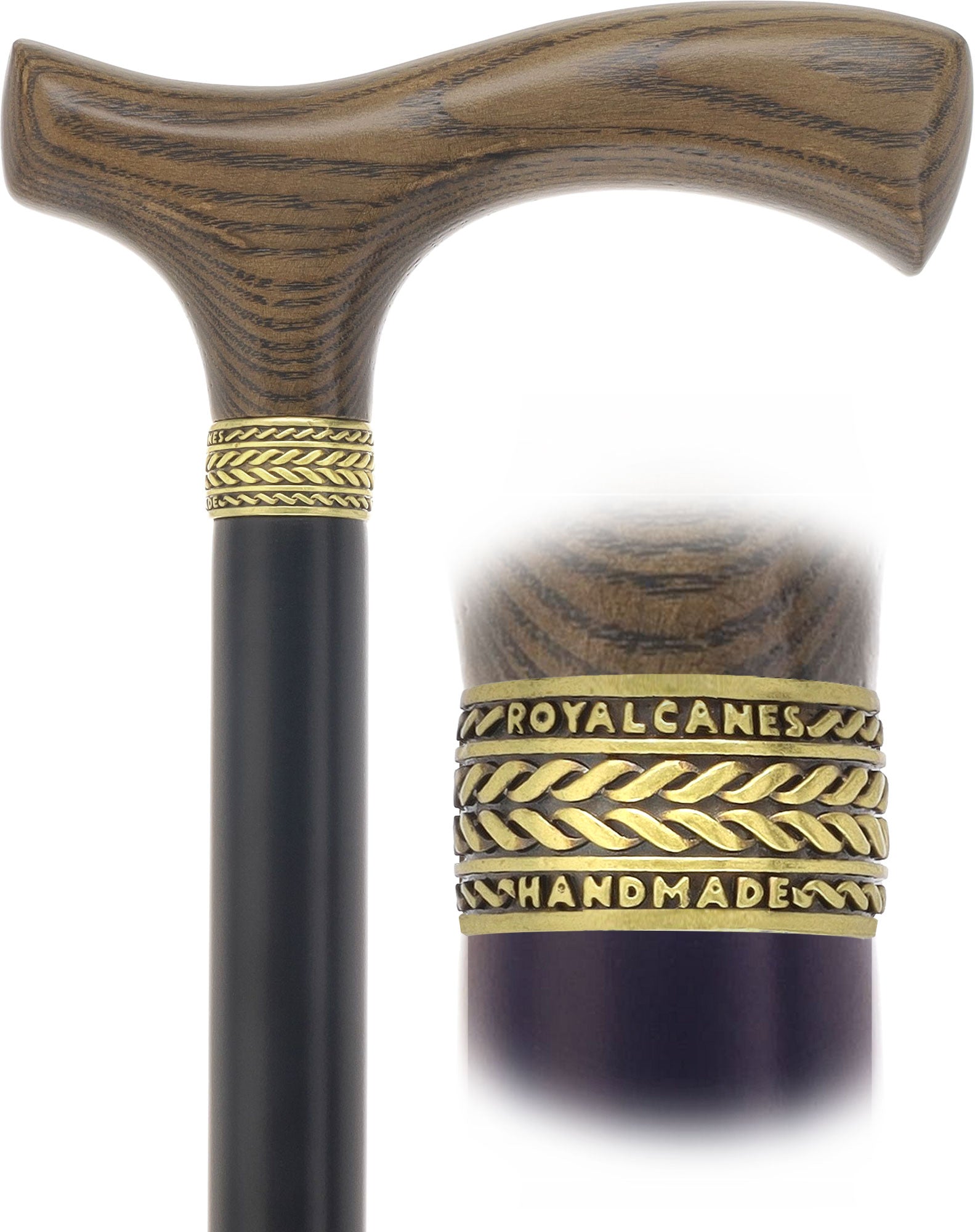 Royal Canes Comfort Fritz: Wood-Stained, Pewter Collar, 6 Color Options Cheap Sale Comfortable