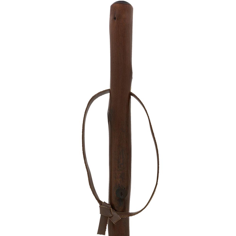 Sturdy Chestnut Hiking Staff - Combi Tip, Stained Cheap New Styles