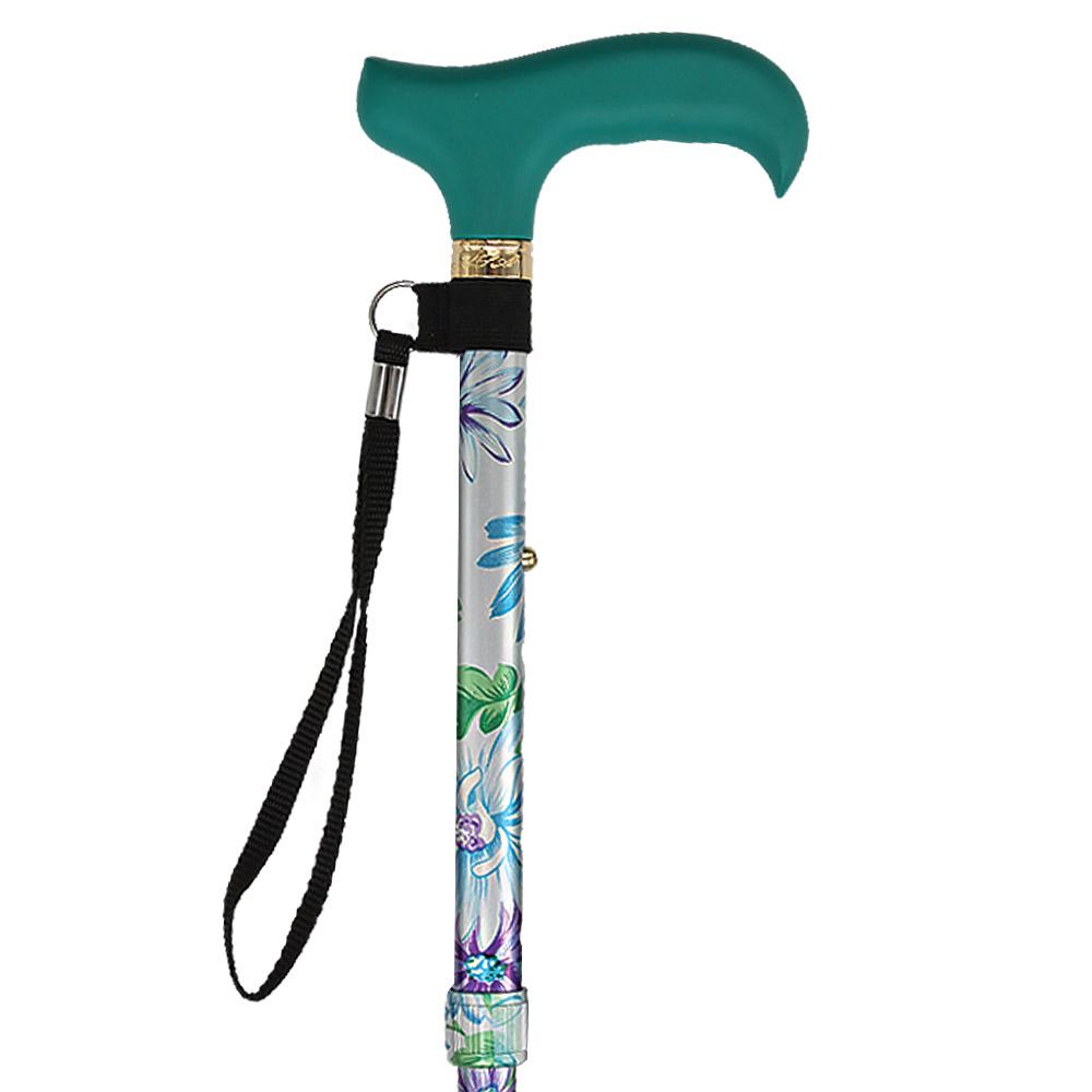 Glorious Gardens Folding Cane - Adjustable w/ SafeTbase Sale Browse