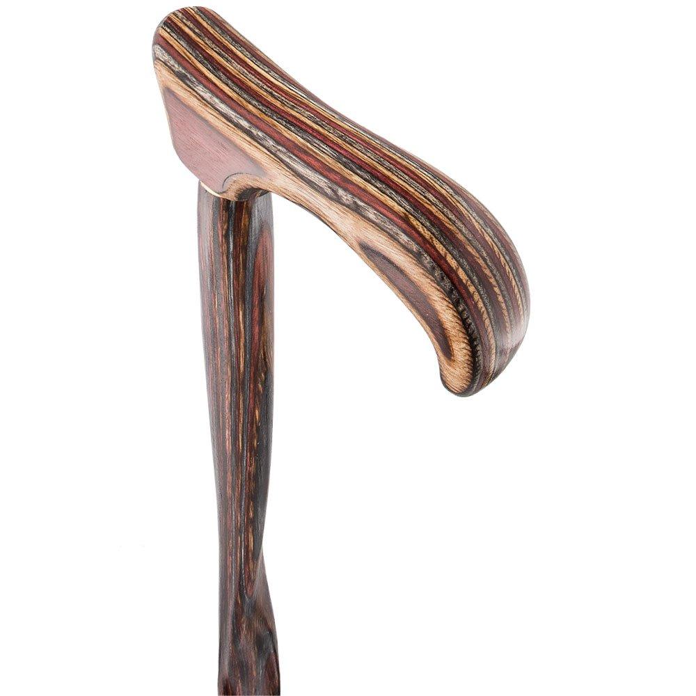 Scratch and Dent USA-Made Twisted Rustic Red Cane: Unique Colorwood Laminate V2044 Footaction Online