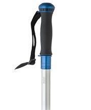 Cathedral Peak Hiking Staff Silver and Blue w/ Blade Real Cheap Online