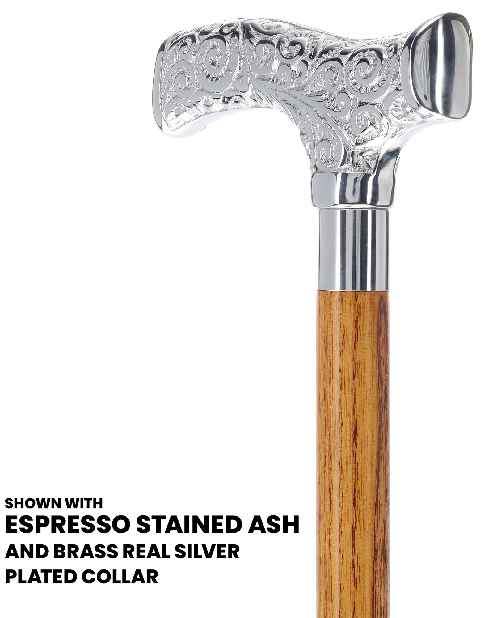 Make It Yours: Premium Chrome Cane w/ Personalized Engraving Pay With Visa For Sale