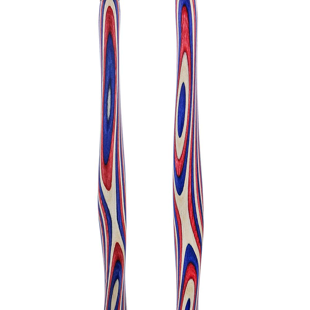 USA-Made Patriotic Twist Cane: Red, White & Blue Laminate Online Shop From China