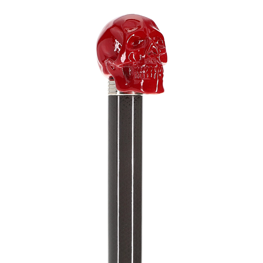 Red Skull Handle Sword Walking Stick with Carbon Fiber Shaft Discount Popular