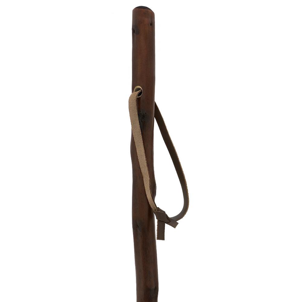 Sturdy Chestnut Hiking Staff - Combi Tip, Stained Cheap New Styles