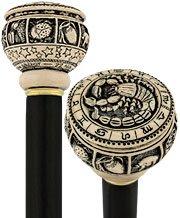 Comoys Astrological Scorpio Handle Walking Cane w/ Custom Shaft and Collar Clearance Good Selling