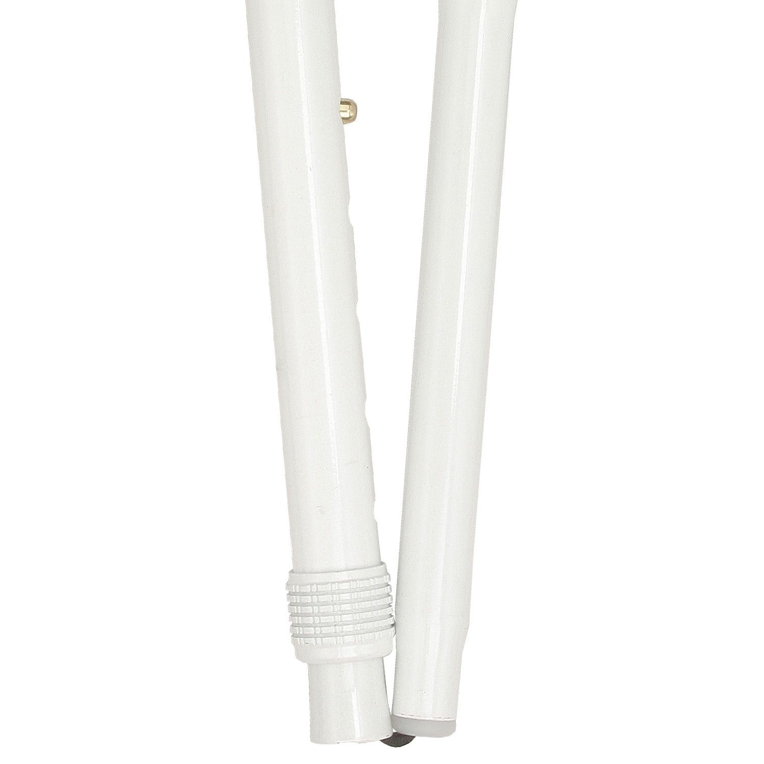 Scratch and Dent White Adjustable Folding Cane with T Shape Handle V3498 New Styles Cheap Pice