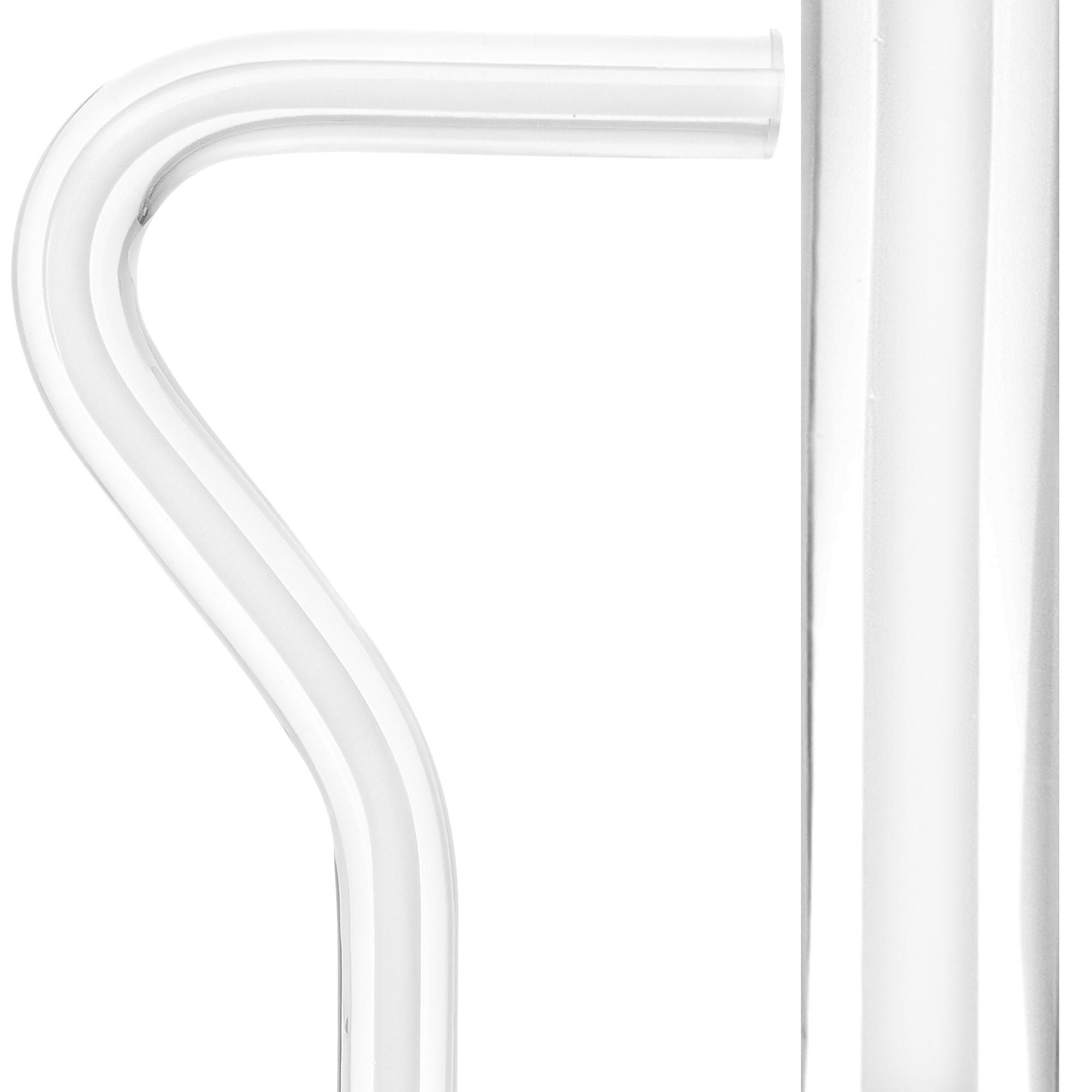 Porcelain In Ice Cane: White Line in Translucent Clear Shaft Clearance Wiki