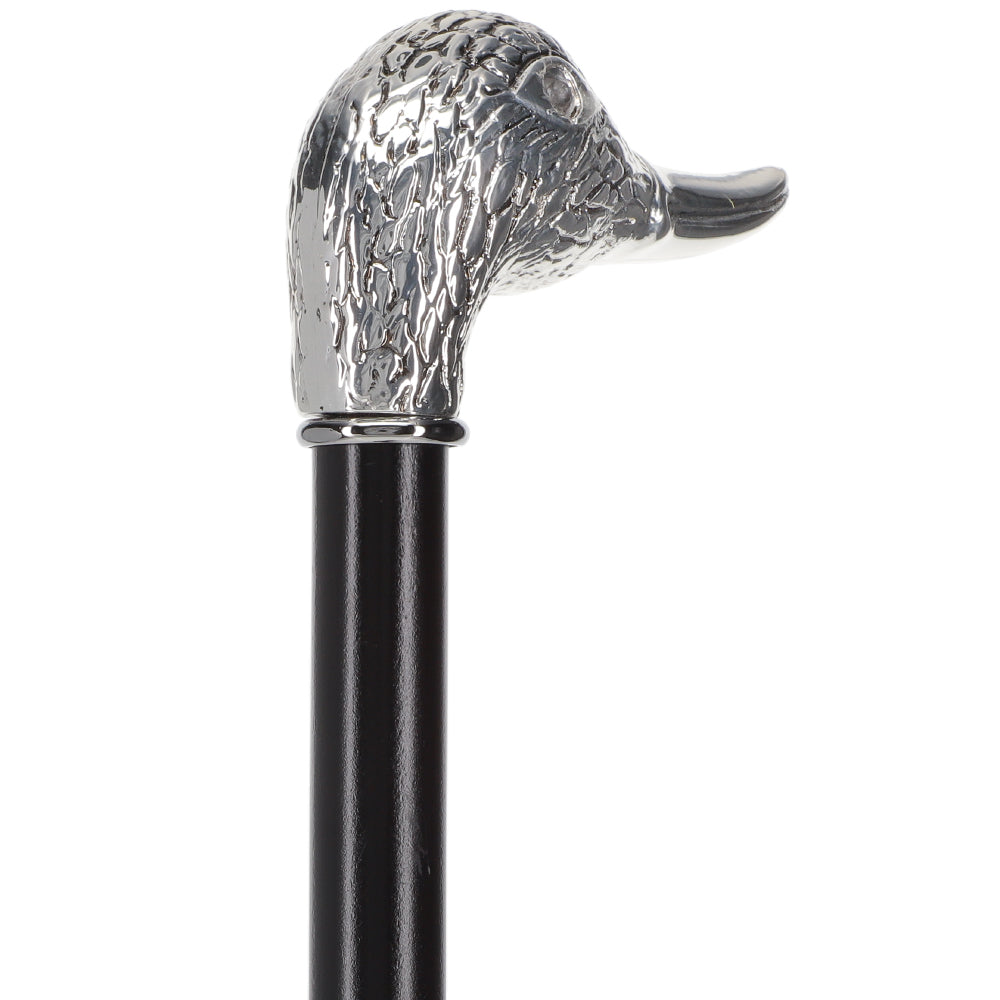 Italian Luxury Silver 925 Duck Walking Stick: Elegant Design Discount Codes Really Cheap