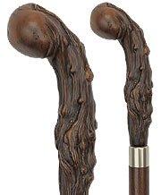 Brown Knob Imitation Wood Handle Cane -Italian Handle w/Custom Shaft and Collar Free Shipping With Paypal